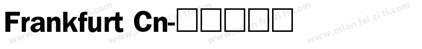 Frankfurt Cn字体转换